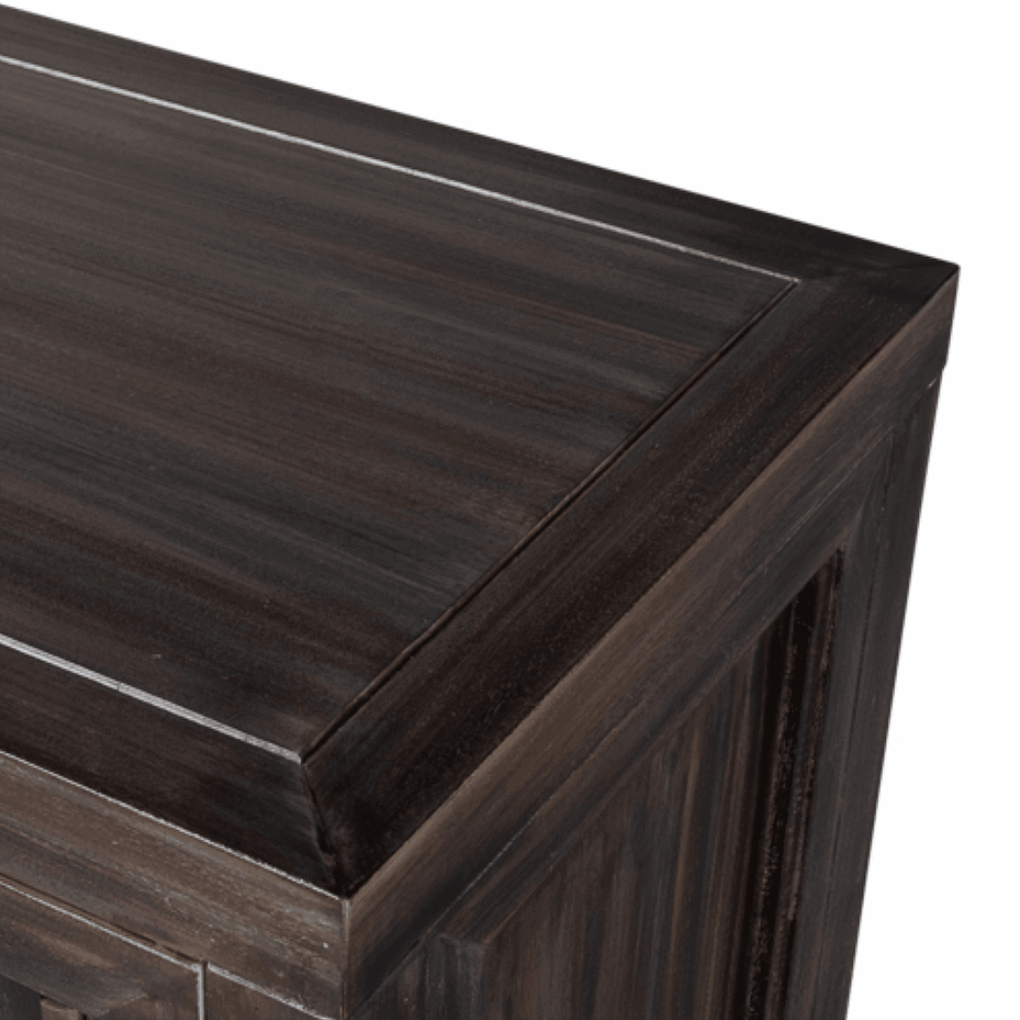 Credenza in legno di acacia scuro