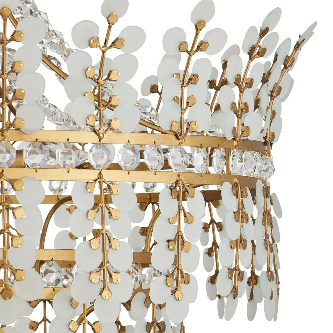 Lampadario in cristallo Art Déco