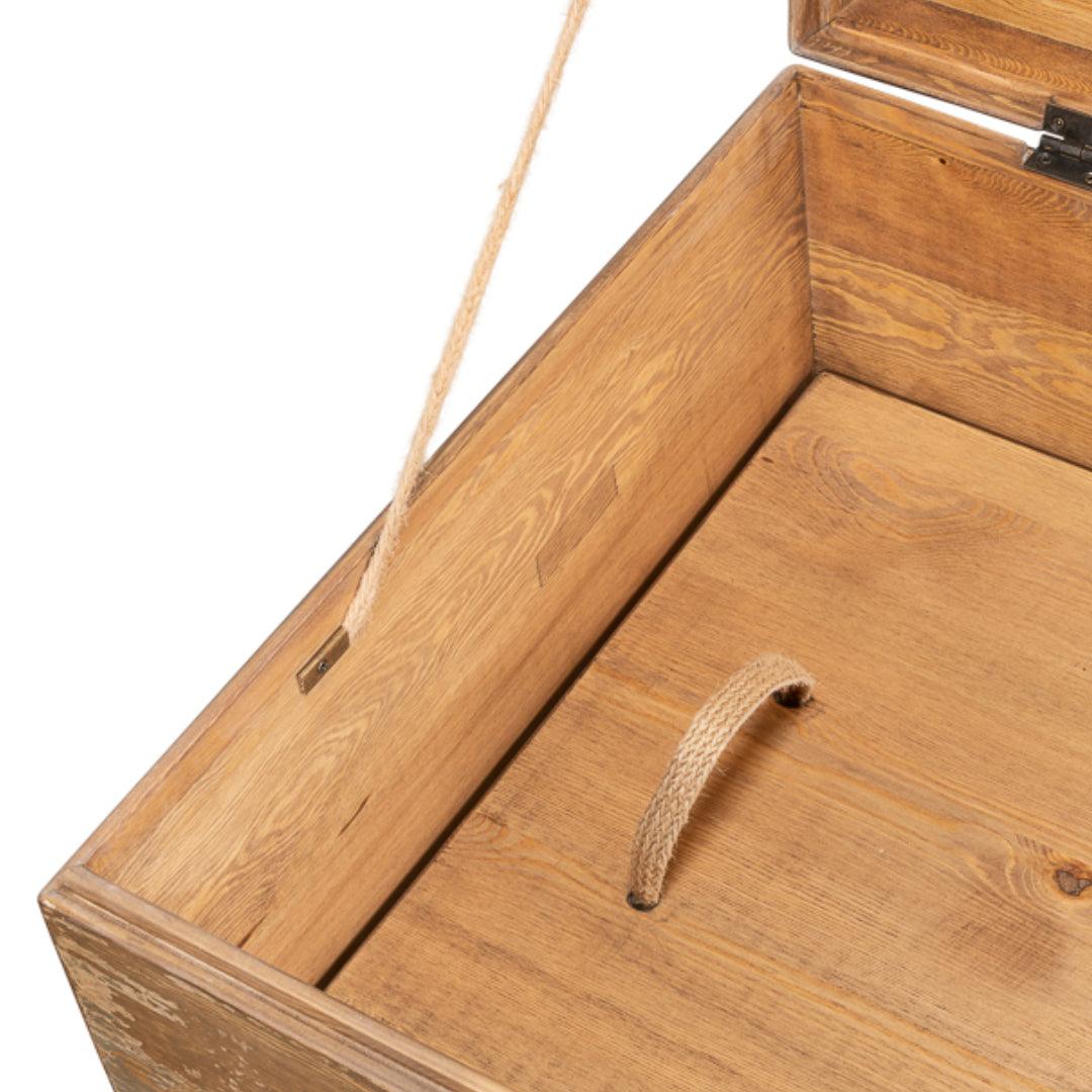 Tavolo consolle rustico in stile Lodge Trunk