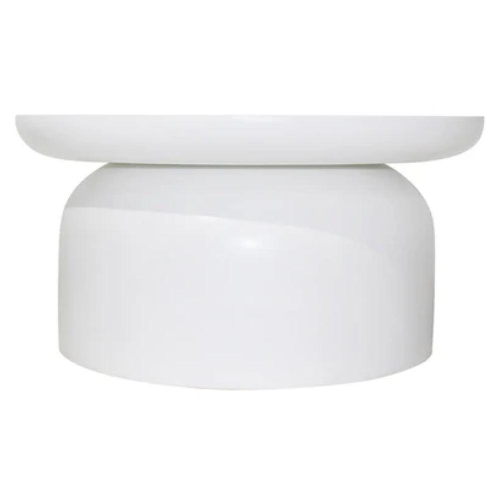 Tavolino da caffè moderno bianco in stile costiero