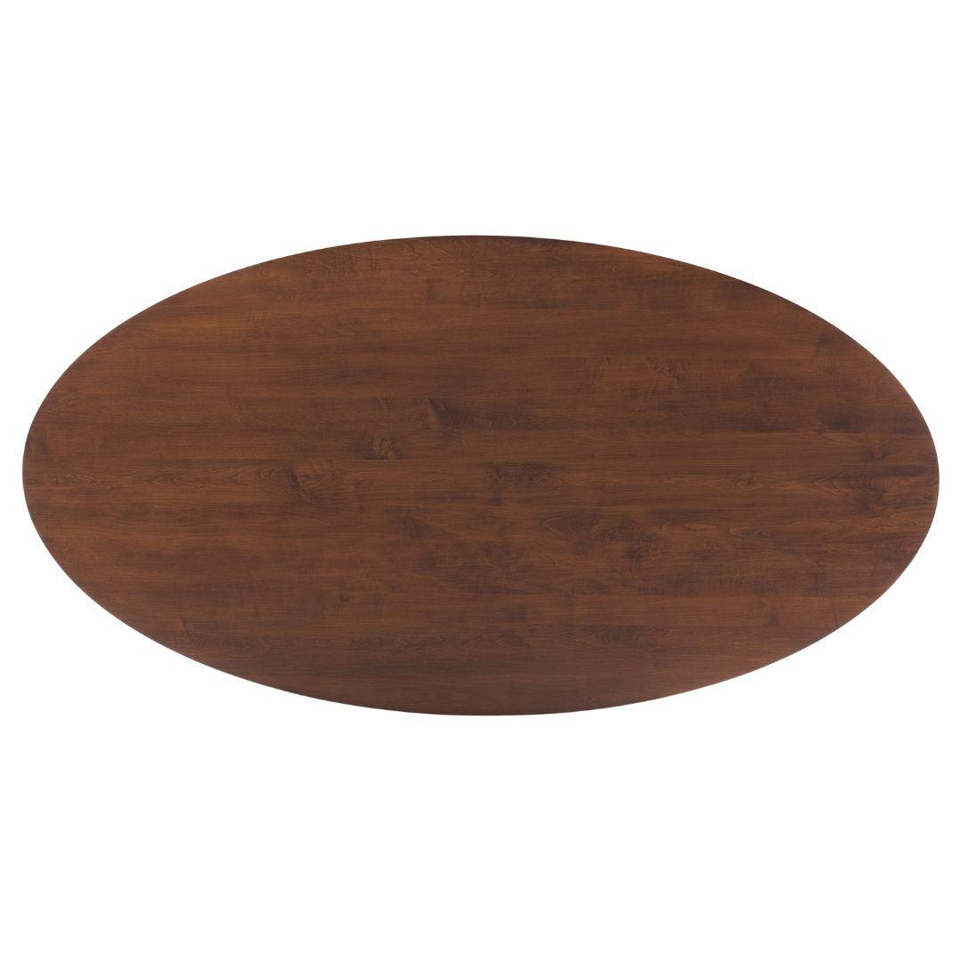 Elegante tavolo da pranzo con piedistallo a forma di ragno