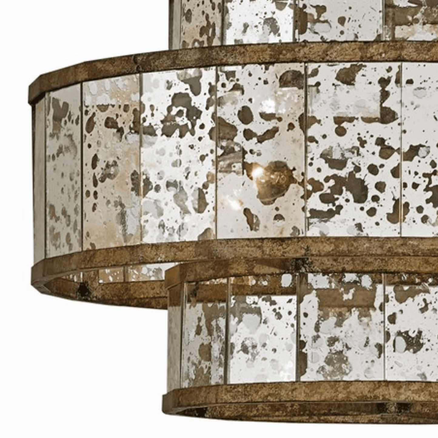 Lampadario a più livelli con specchi Fantasia