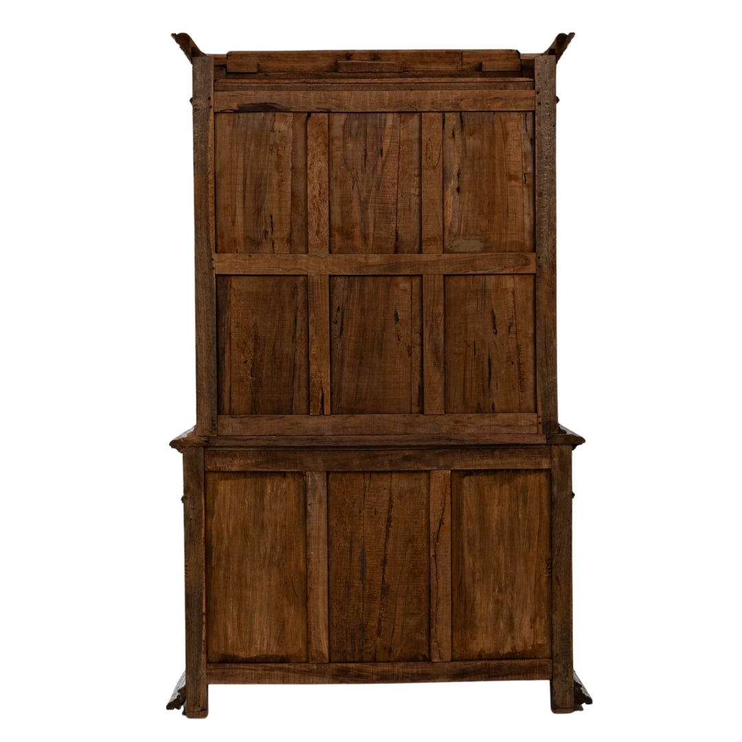 Mobiletto intagliato con vetro, Belgio, XIX secolo, circa 1880