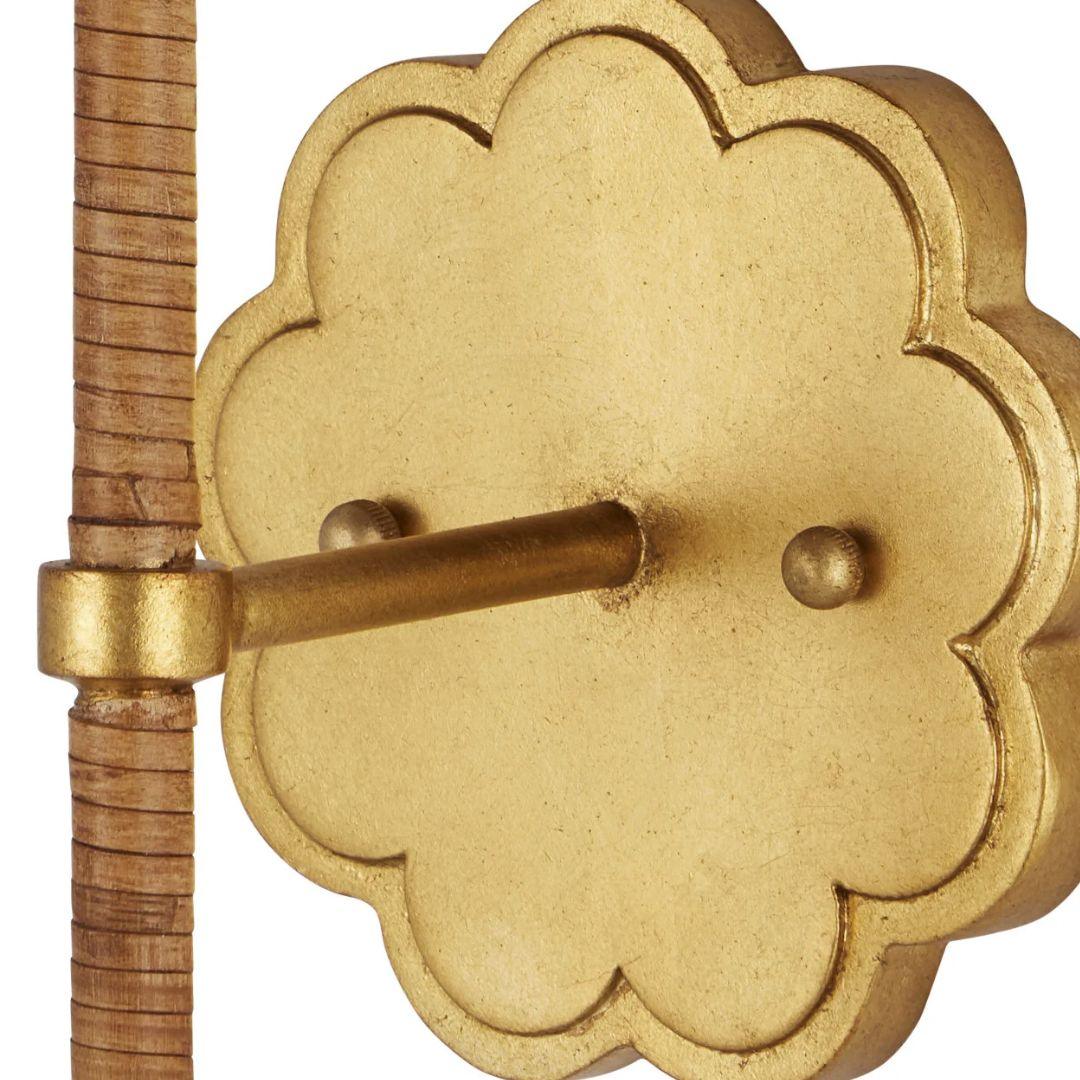 Applique da parete a forma di fiore francese