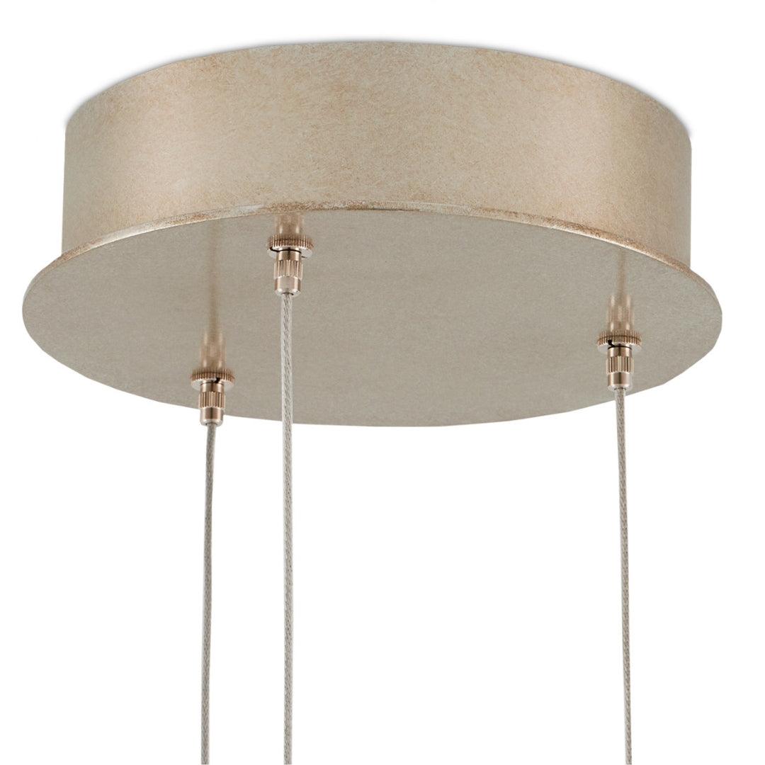 Pendente multi-goccia in mercurio invecchiato