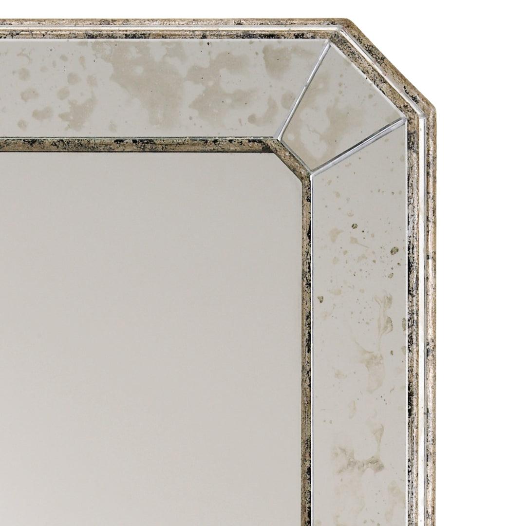 Specchio veneziano in vetro molato e screziato