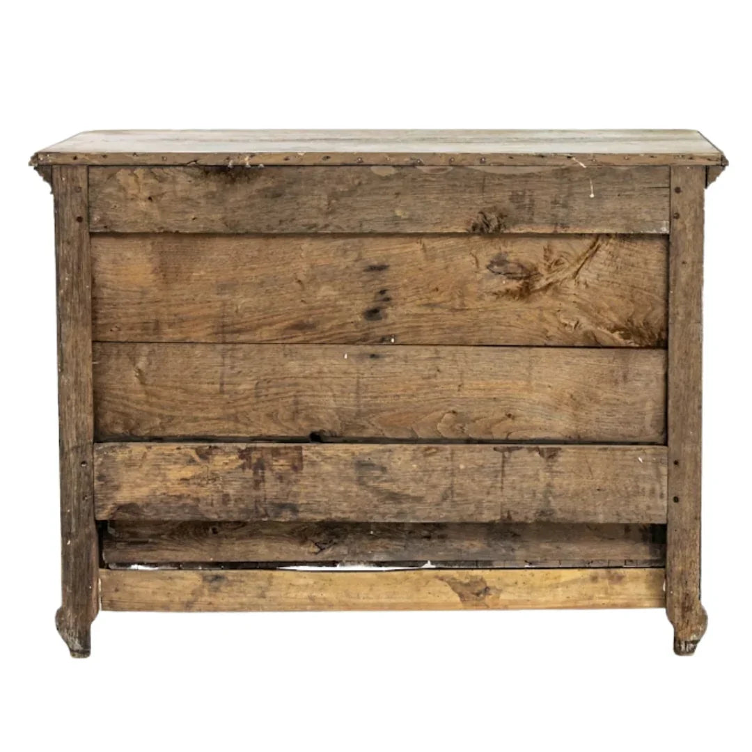 Cassapanca francese in rovere riccamente intagliata, circa 1850