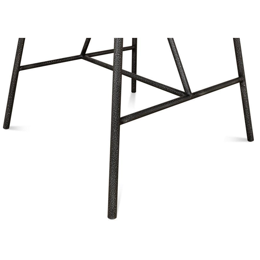 Tavolo da caffè francese con piano in marmo