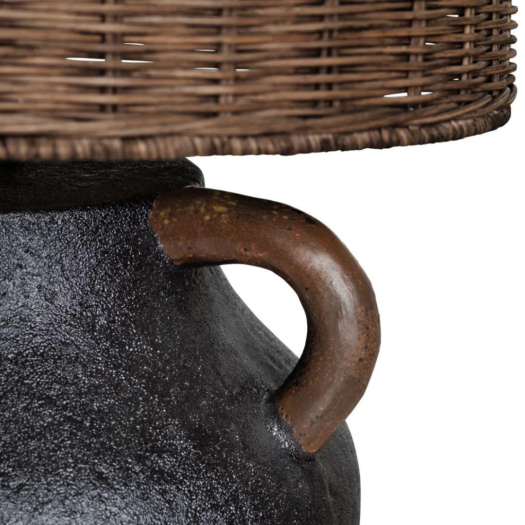 Lampada da tavolo rustica con charm in stile cabina