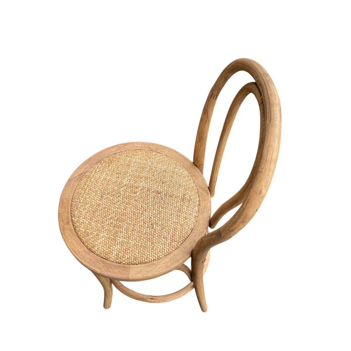 Sgabello da bar in legno curvato stile bistrot francese