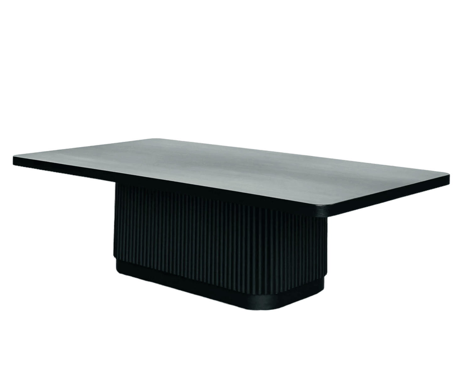 Tavolino da caffè di transizione con scanalature