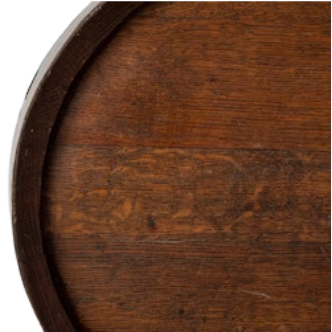 Tavolo a botte largo francese d'epoca, circa 1920