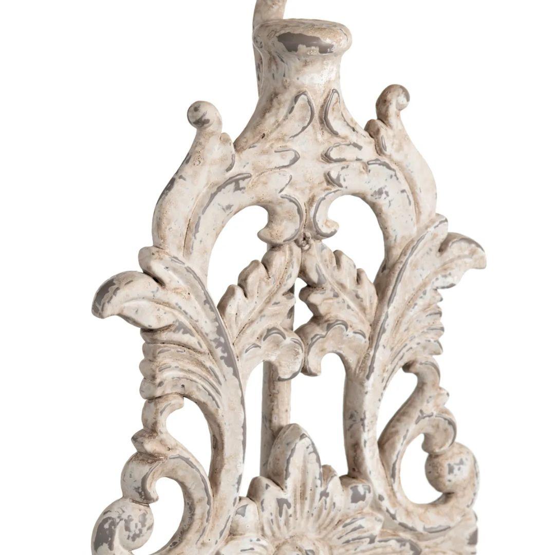 Lampada da tavolo vintage francese con pergamena in ferro - Set di 2