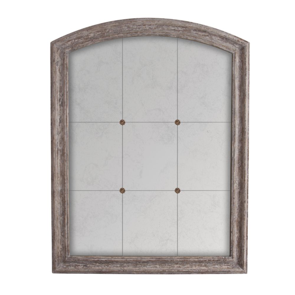 Specchio a rosetta arcuato vintage