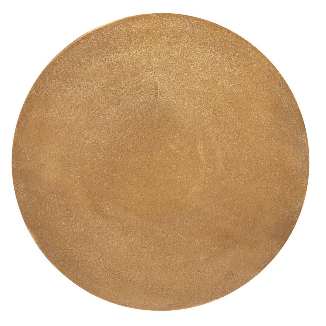 Tavolino con pomello in ottone