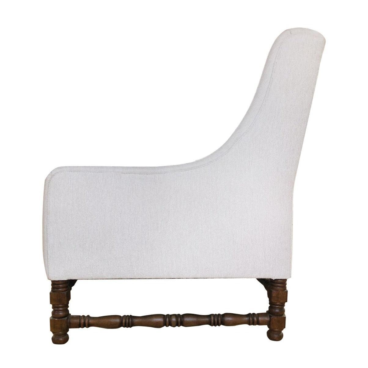 Divano Mission bianco in lana artigianale