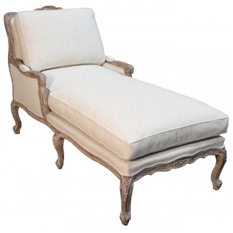Chaise longue in legno di fienile