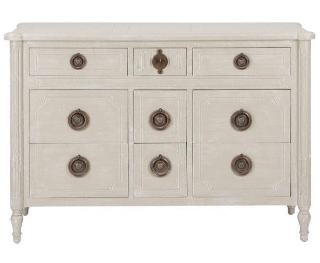 Cassettiera Charlton Grey Country a 9 cassetti