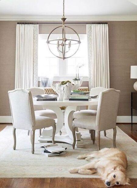 Tavolo da pranzo rotondo contemporaneo Cici