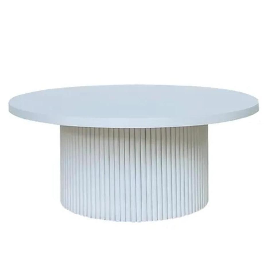 Tavolino da caffè biologico Elle White