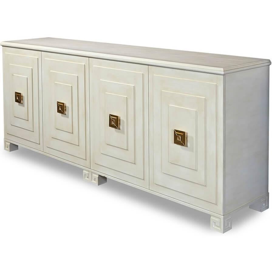 Buffet bianco quadrato Fosette