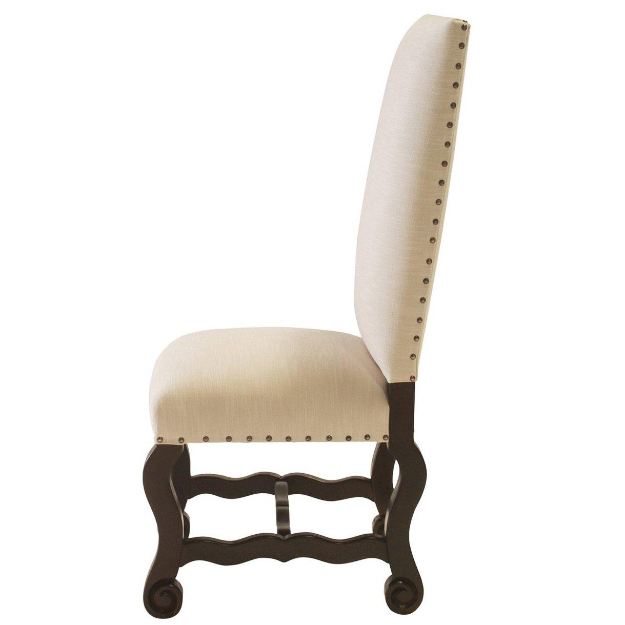 Sedia Francesca con gambe a chiocciola