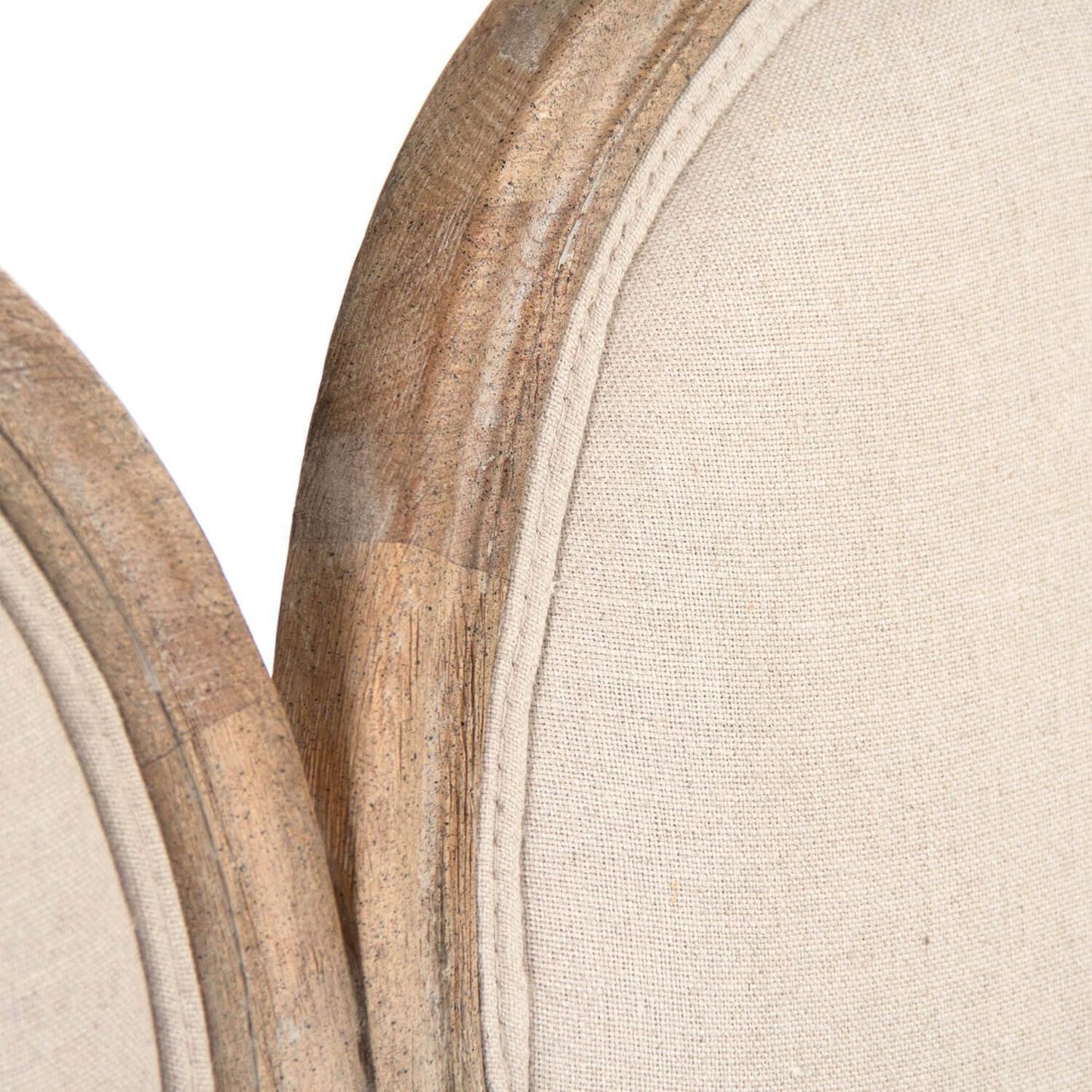 Divano a medaglione con schienale triplo francese