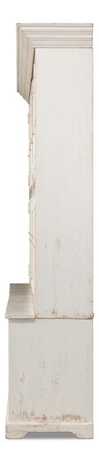 Grande mobiletto in vetro Shabby Chic