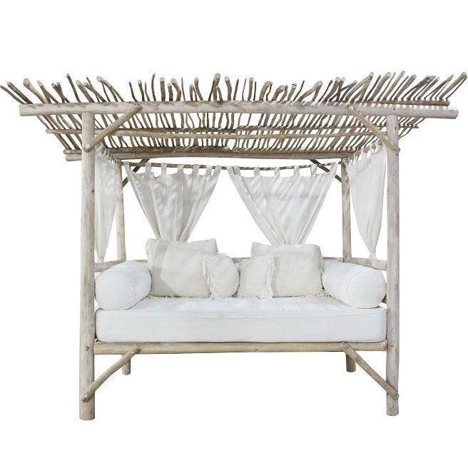 Island Dreams White Tikki Daybed