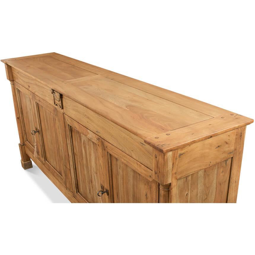 Credenza a 4 ante in legno di deriva Manor