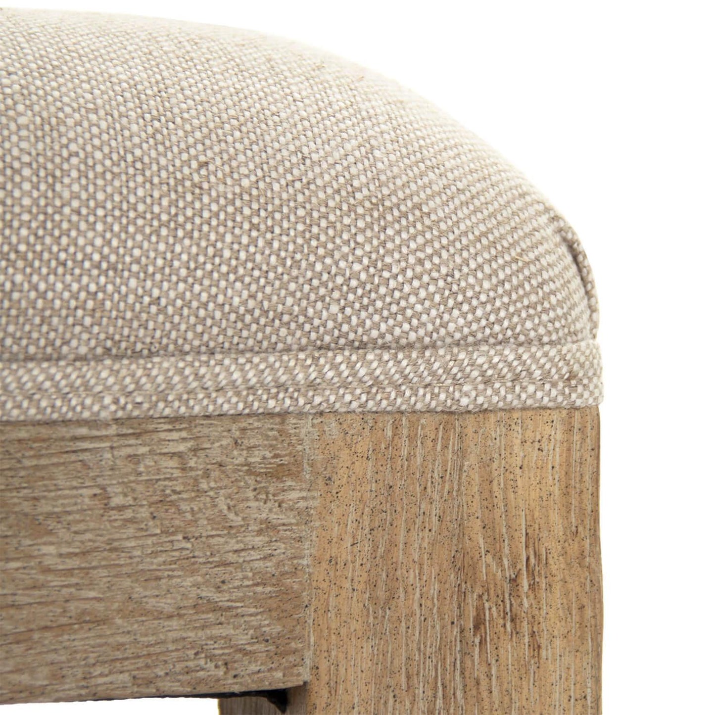 Pouf rettangolare in lino Provenza