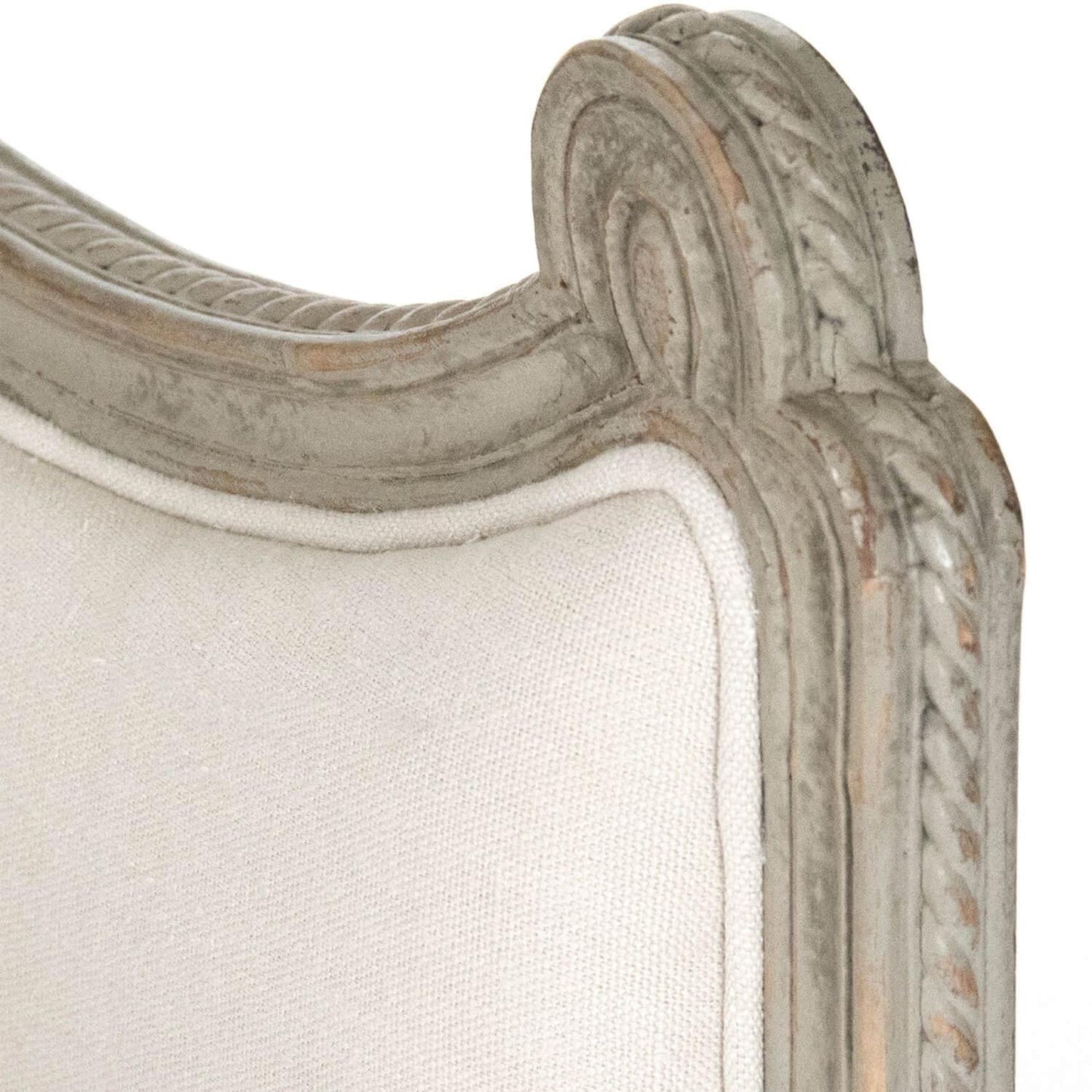 Divano da salotto francese trapuntato