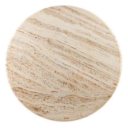 Tavolino da caffè in travertino naturale