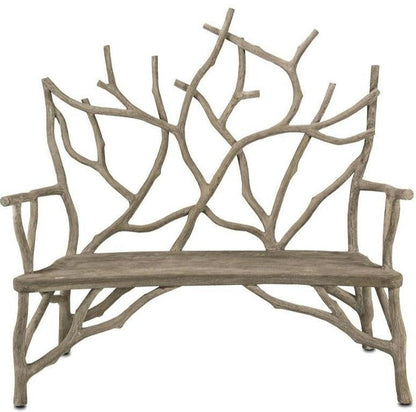 Divano a due posti in finto legno