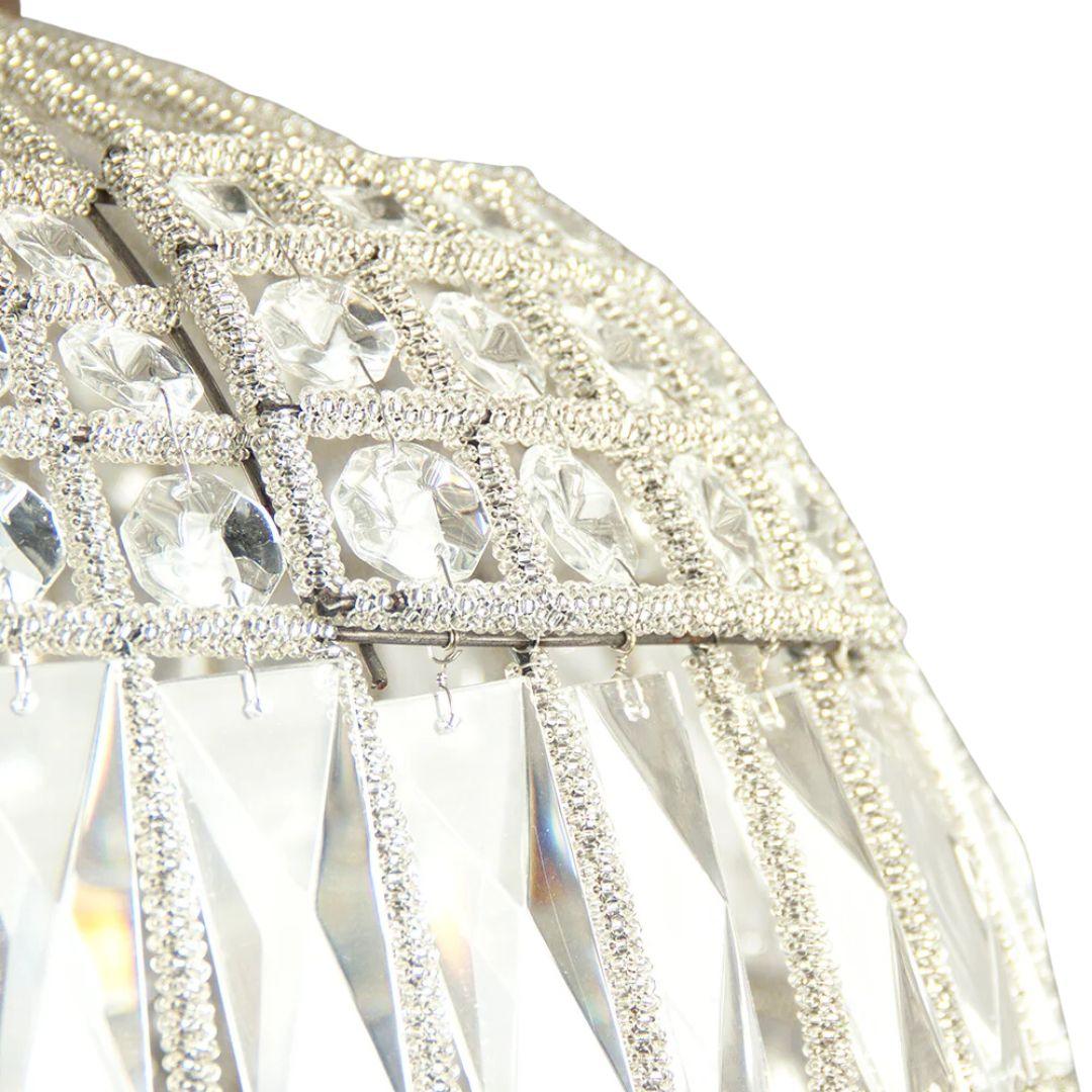 Ciondolo a forma di globo di cristallo Empire