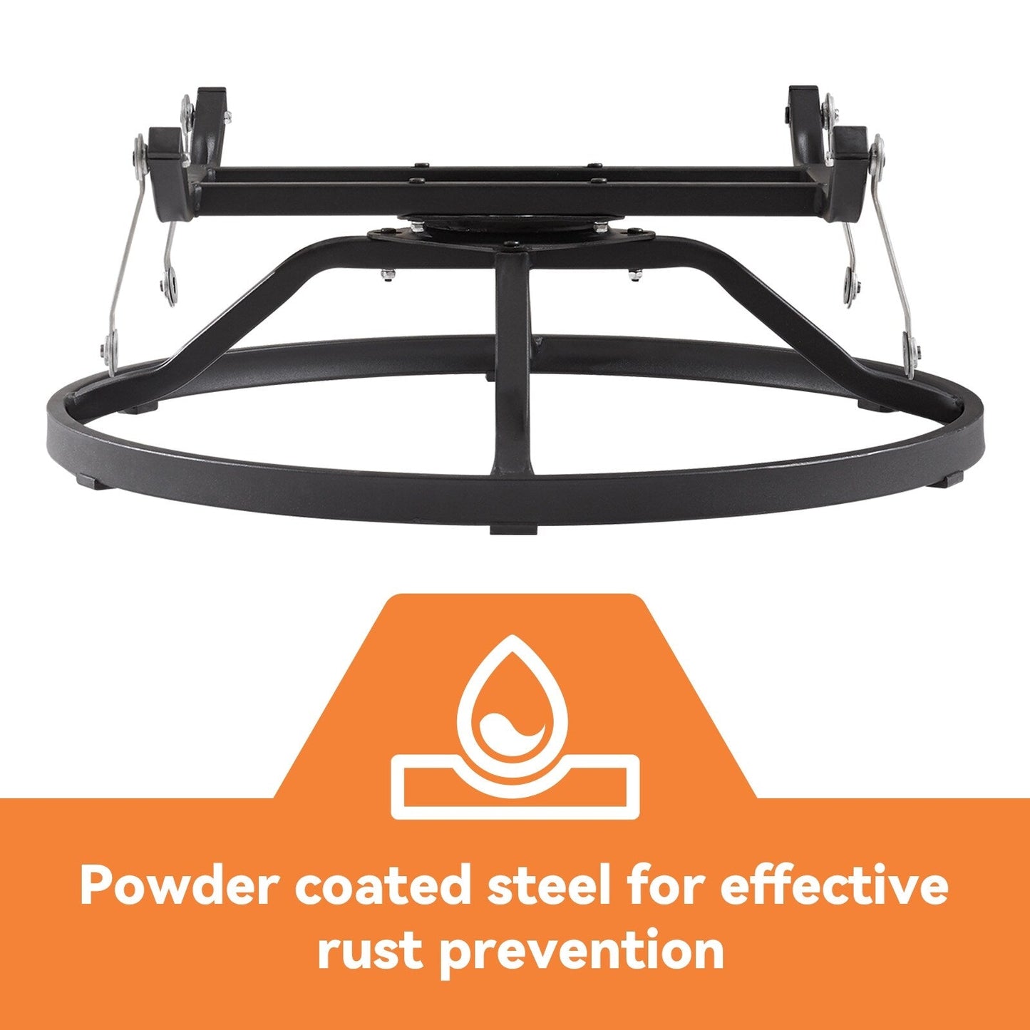 Gymojoy Sedia a dondolo girevole in vimini da esterno, 3 pezzi, con cuscino e tavolo