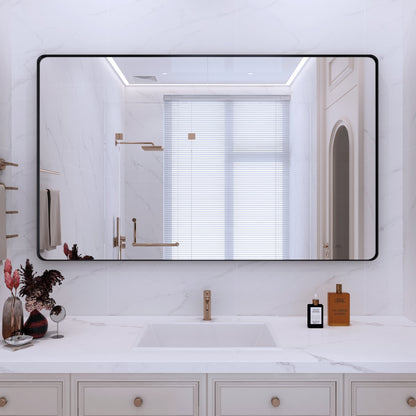 Specchio da bagno con cornice da parete