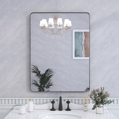 Specchio da bagno con cornice da parete