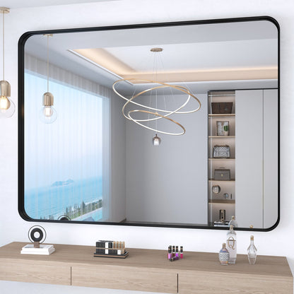 Specchio da bagno con cornice da parete