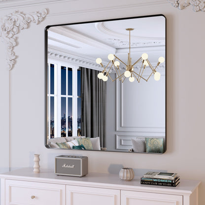 Specchio da bagno con cornice da parete