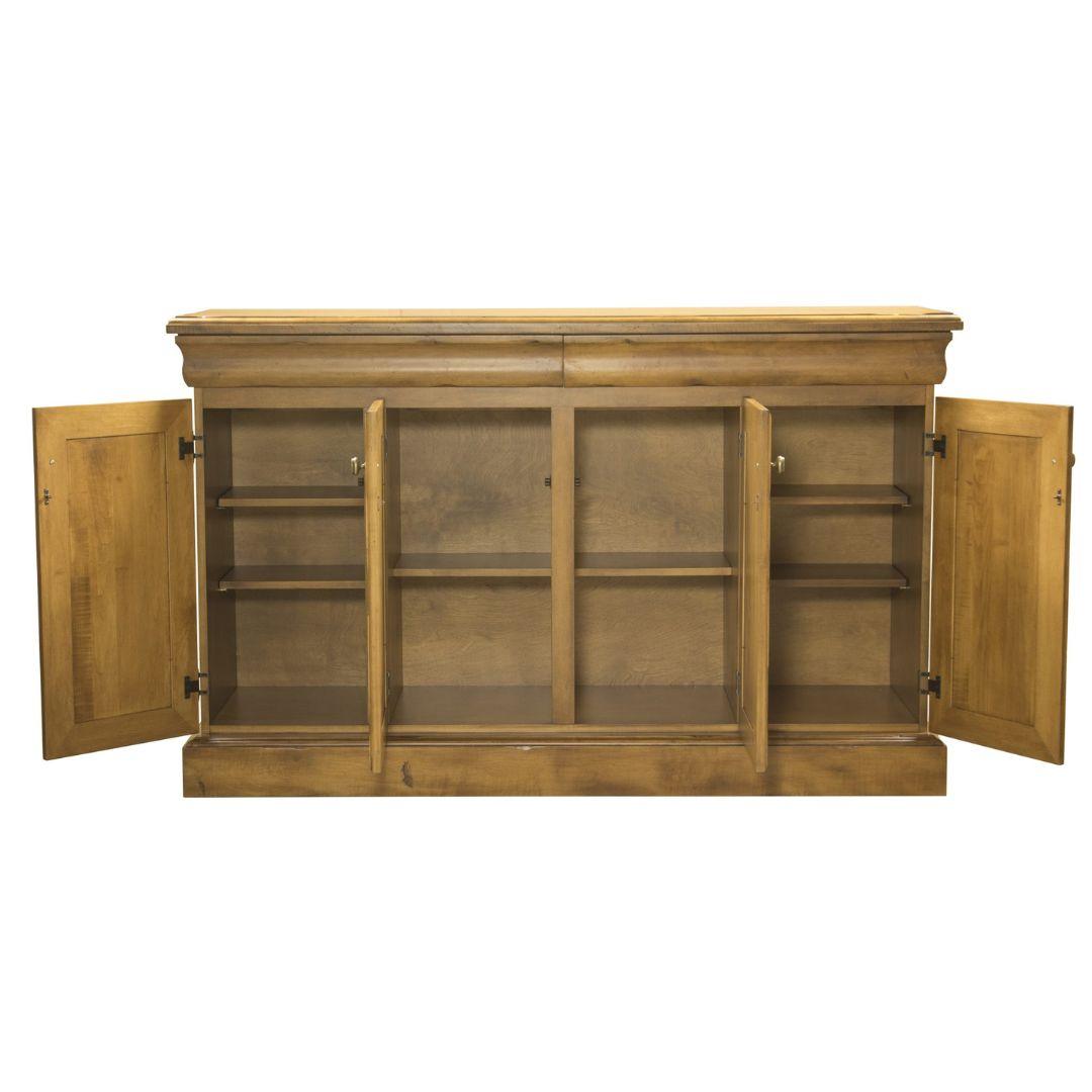 Credenza con ante a pannello rialzato