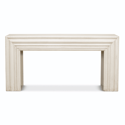 Tavolo consolle in stile shabby chic recuperato