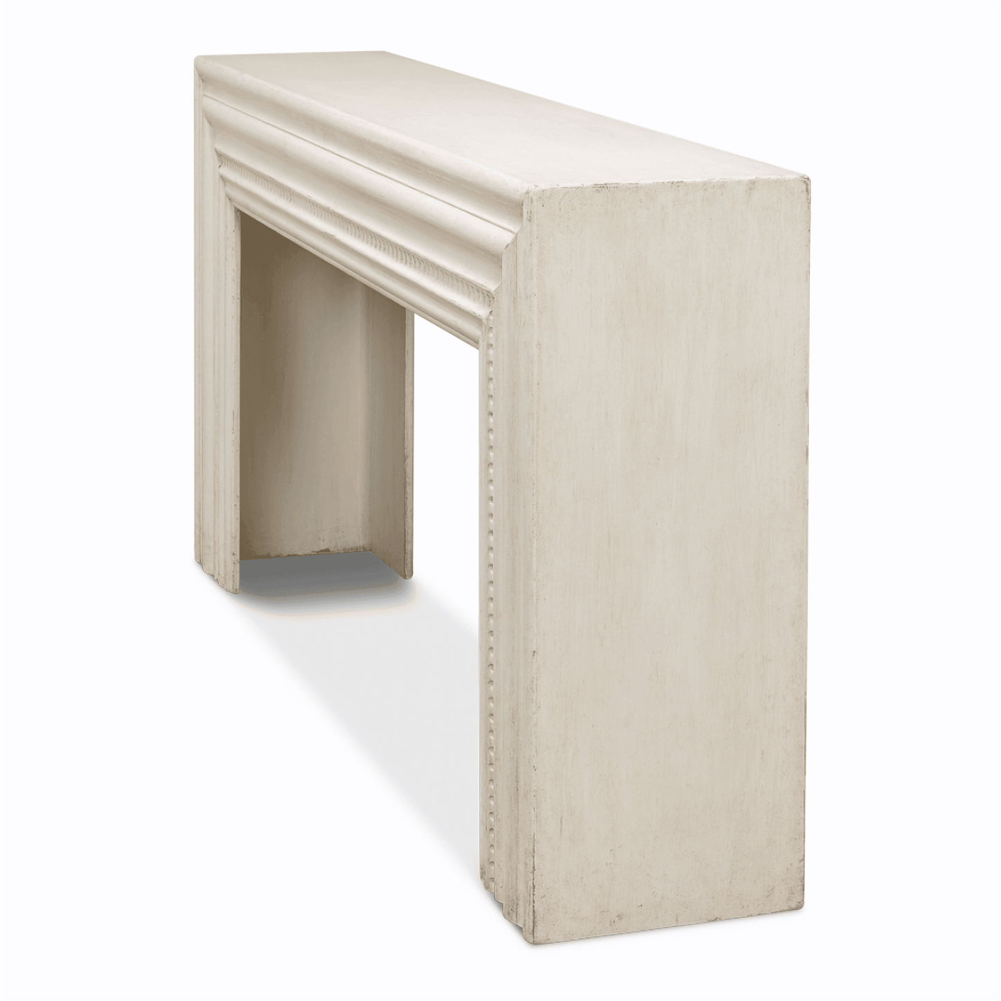 Tavolo consolle in stile shabby chic recuperato