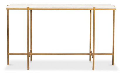 Tavolo consolle Luxe White Shagreen