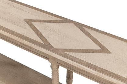 Tavolo consolle grigio da fienile equestre