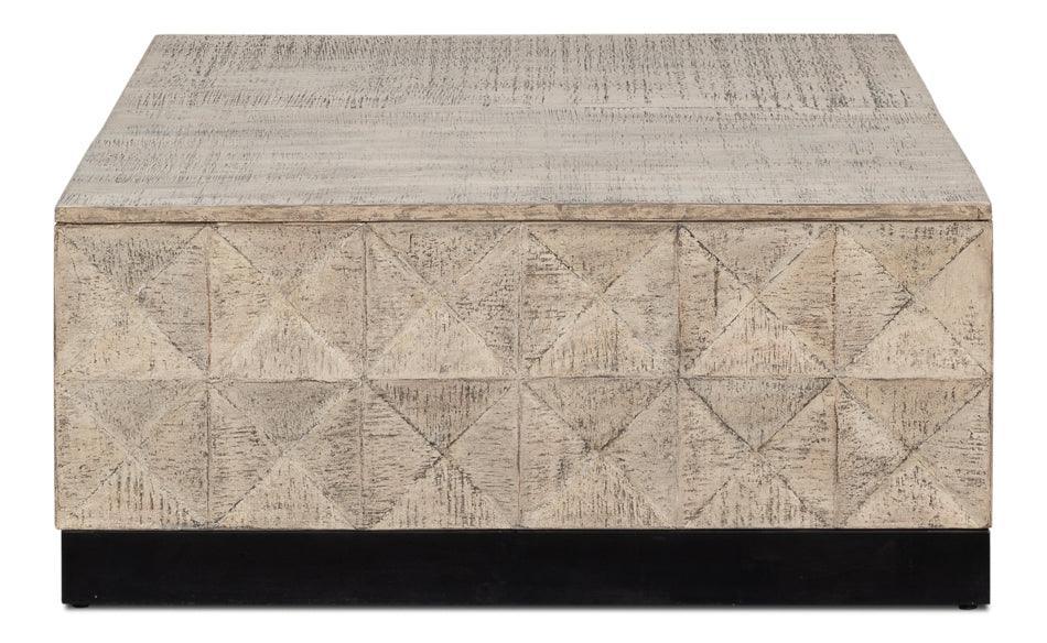 Tavolino da caffè geometrico Casa grigio