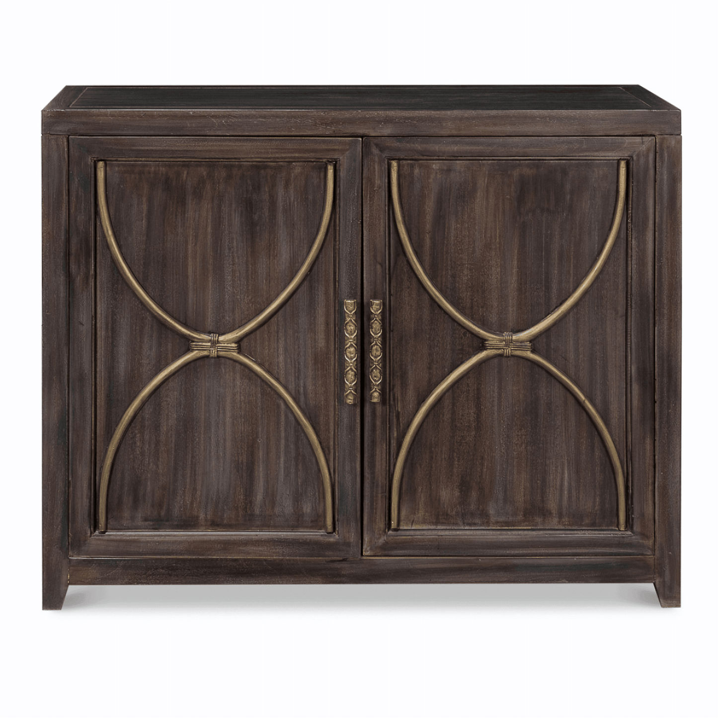 Mobiletto laterale in legno di acacia scuro