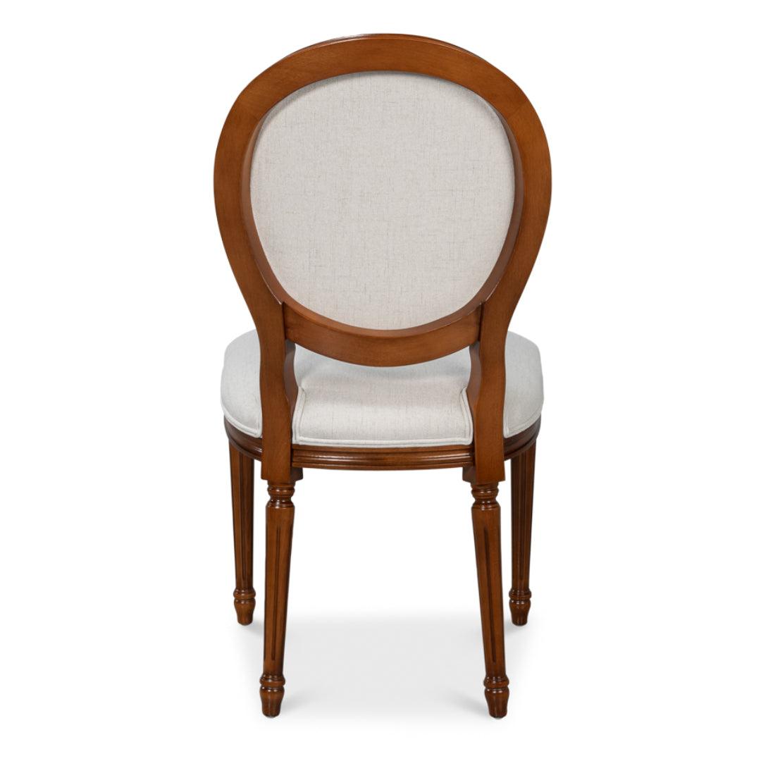 Sedia da pranzo in noce Old World - Set di 2