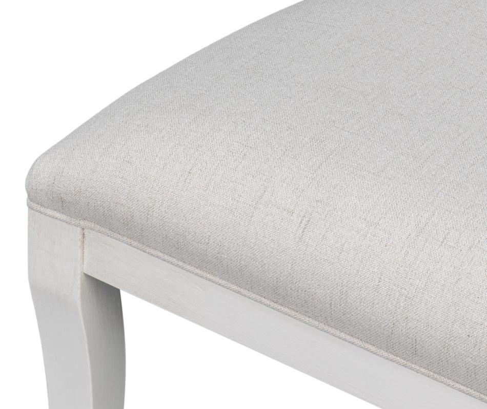 Sedie da pranzo bianche con gambe curve Cortina - Coppia