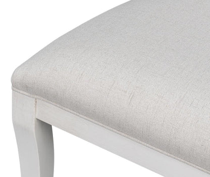 Sedie da pranzo bianche con gambe curve Cortina - Coppia